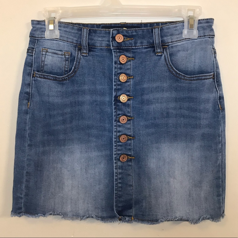 Denim Mini Skirt